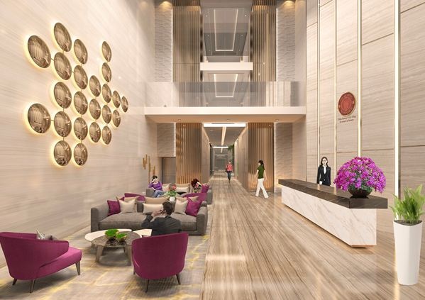 Thiết kế nội thất tòa nhà sang trọng như khách sạn