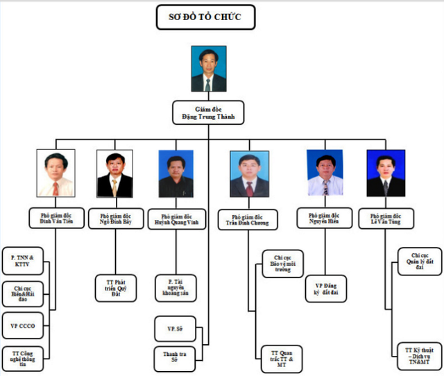 Theo quy định của Chính phủ quy định số lượng Phó giám đốc Sở không quá 3 người. Tuy nhiên, hiện nay, tại Sở Tài nguyên Môi trường tỉnh Bình Định có đến 6 Phó giám đốc.