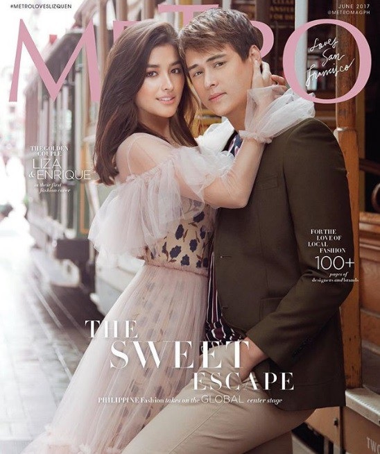 Chiêm ngưỡng nhan sắc cô gái 19 tuổi có gương mặt đẹp nhất năm - 3 Liza Soberano bên bạn trai - nam diễn viên Enrique Gil (25 tuổi)