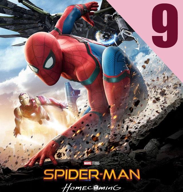 Phim kinh dị 18+ “Gã hề ma quái” xô đổ nhiều kỷ lục ngoài phòng vé - 11 “Spider-Man: Homecoming” (Người Nhện: Trở về nhà) đứng thứ 9 với 1,9 triệu USD.