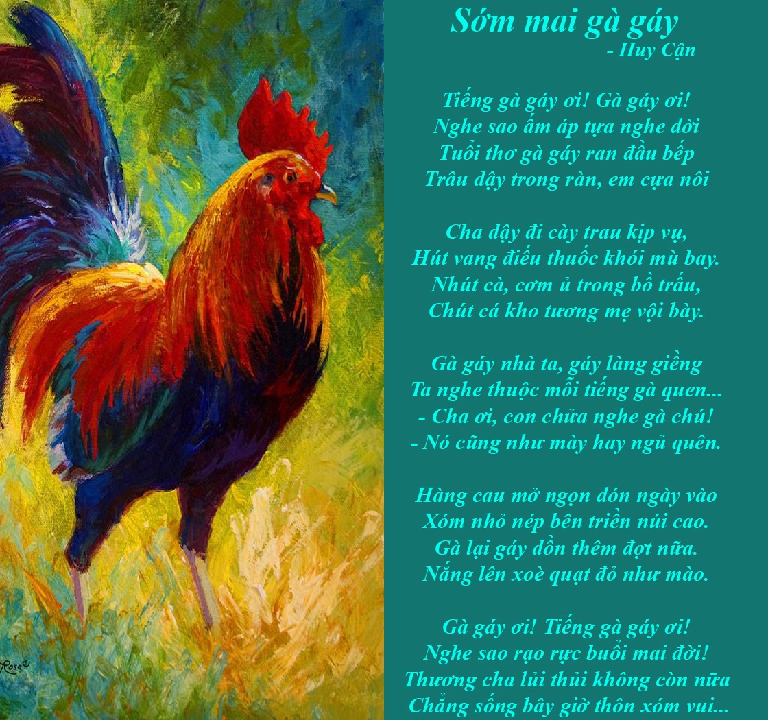 Đầu xuân Đinh Dậu, tìm nghe tiếng gà trong thơ - Ảnh 5. Đầu xuân Đinh Dậu, tìm nghe tiếng gà trong thơ - Ảnh 5.