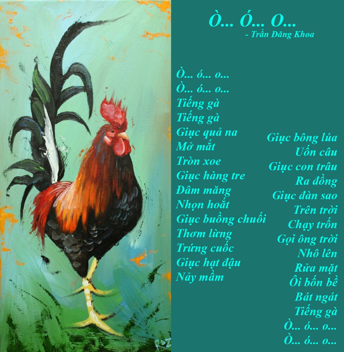 Đầu xuân Đinh Dậu, tìm nghe tiếng gà trong thơ - Ảnh 6. Đầu xuân Đinh Dậu, tìm nghe tiếng gà trong thơ - Ảnh 6.