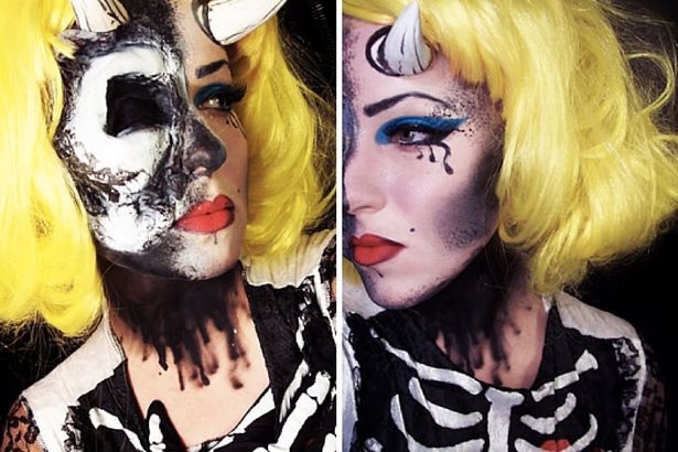 Những ý tưởng trang điểm kinh dị cho ngày lễ Halloween - 10 Những ý tưởng trang điểm kinh dị cho ngày lễ Halloween - 10