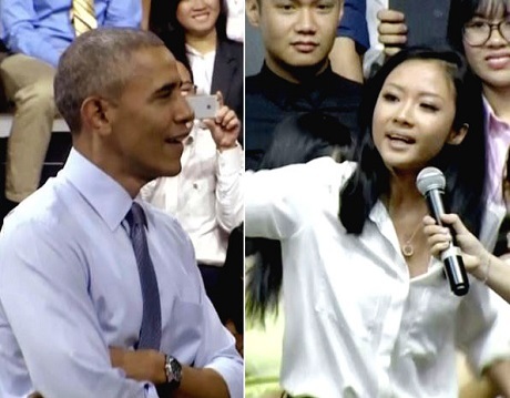 Tổng thống Obama và nghệ sĩ Mỹ: Những ân tình trong suốt 8 năm - 8 Màn đọc rap ngẫu hứng của nữ rapper trẻ người Việt có nghệ danh Suboi trước Tổng thống Mỹ Obama từng khiến báo chí phương Tây rất thích thú.