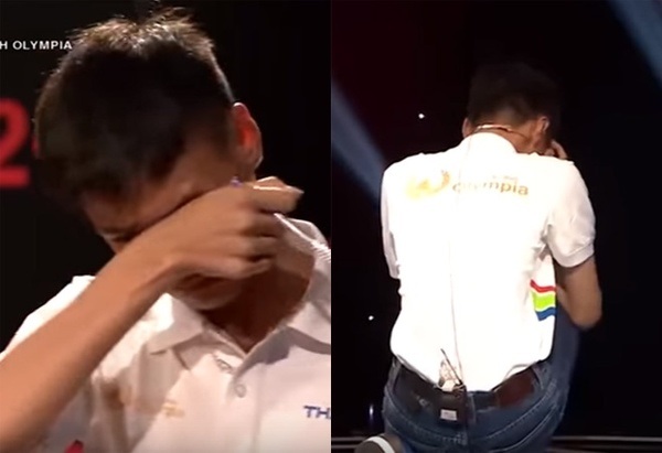 Thí sinh chiến thắng “khóc như mưa” trong cuộc thi mở màn Đường lên đỉnh Olympia 18 - 2 Thí sinh chiến thắng “khóc như mưa” trong cuộc thi mở màn Đường lên đỉnh Olympia 18 - 2