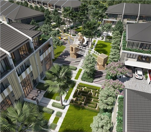 5 lý do bạn không thể bỏ qua The Mansions ParkCity Hanoi - 2
The Mansions có mật độ xây dựng thấp, chỉ 28 căn/ha