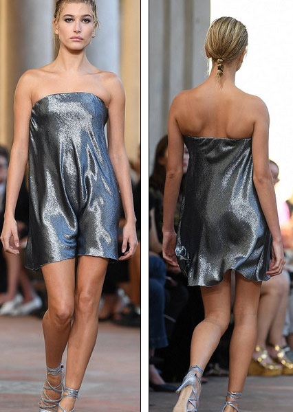 Dàn mẫu "khủng" trình diễn tại tuần lễ thời trang Milan - 10
Hailey Baldwin chỉ cao 1,7m nhưng vẫn được mời trình diễn