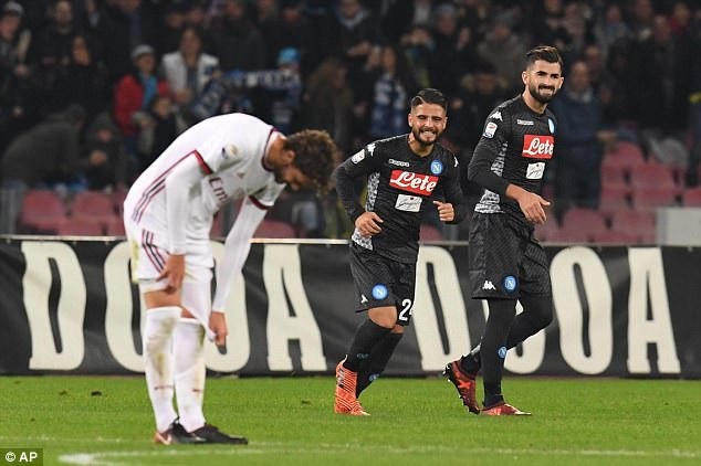 Quật ngã AC Milan, Napoli tiếp tục dẫn đầu Serie A - 1 AC Milan gục ngã trước Napoli