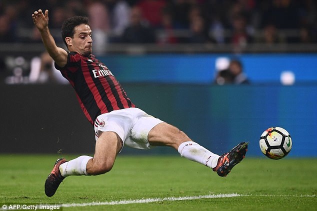 
Giacomo Bonaventura đã chơi đầy năng nổ trong suốt trận đấu
