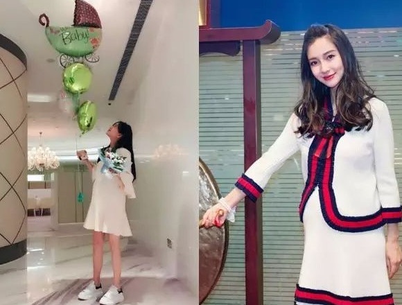 Bà mẹ trẻ Angelababy lần đầu khoe con trai cưng trên truyền hình - 12
Nữ diễn viên nổi tiếng trong những ngày cuối thai kỳ vẫn khá nhỏ nhắn, gọn gàng.