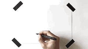 "Cười hết nấc" trong ngày nghỉ lễ với bộ sưu tập ảnh động siêu hài hước - 1 Độc đáo bức tranh vẽ chỉ bằng một nét