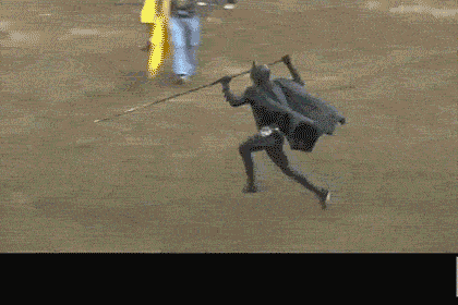 Batman cũng không phải là đối thủ của bò tót