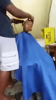 Tai nạn bất ngờ vì ngủ gật khi cắt tóc