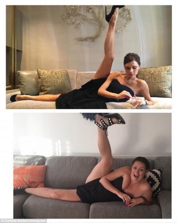 “Chết cười” cô gái tái hiện những hình ảnh sexy theo cách cực hài hước - 2 Dù sao cũng có cố gắng