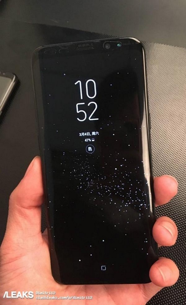 Thêm hàng loạt ảnh thực tế rõ nét bộ đôi Galaxy S8 và S8+ bị rò rỉ - 4 Nút Home ảo hiển thị trên màn hình ở chế độ Always-On