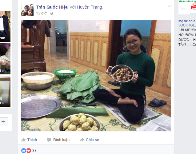 Facebook "thơm lừng" mùi bánh chưng, bánh tét - 5 Facebook "thơm lừng" mùi bánh chưng, bánh tét - 5