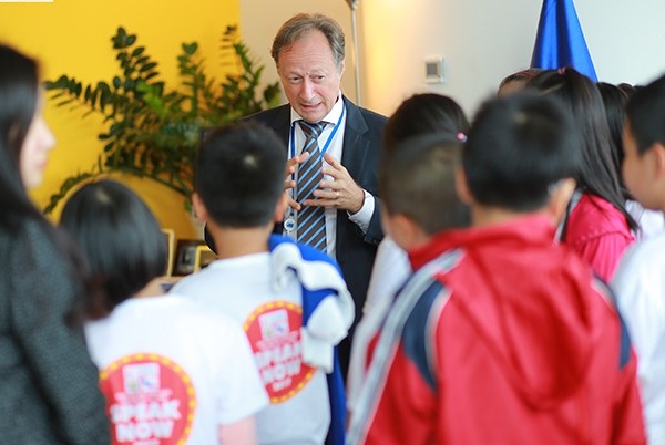 Gặp gỡ thân mật với Đại sứ - Trưởng phái đoàn Liên minh Châu Âu Bruno Angelet