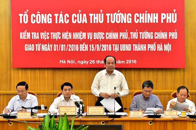 
Bộ trưởng, Chủ nhiệm Văn phòng Chính phủ Mai Tiến Dũng đã yêu cầu UBND quận Ba Đình phải giải quyết dứt điểm sự việc trước ngày 30/10/2016.
