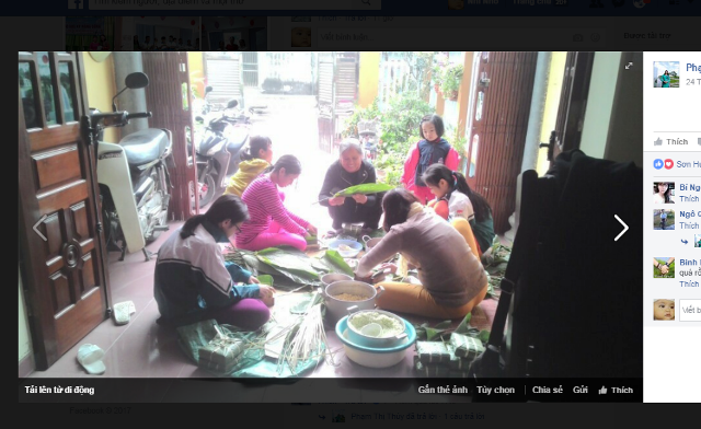 Facebook "thơm lừng" mùi bánh chưng, bánh tét - 2 Mạng xã hội thơm phức mùi bánh chưng, bánh Tét những ngày cuối năm