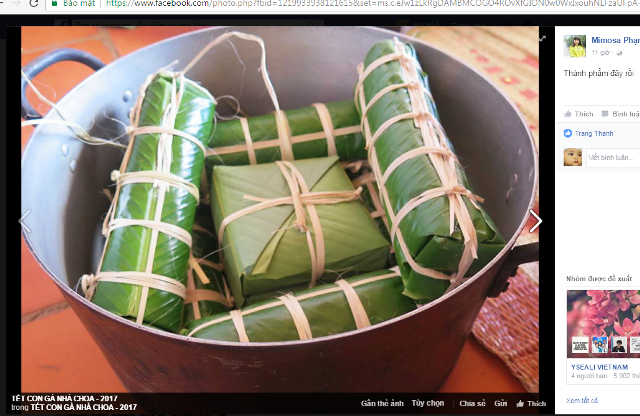 Facebook "thơm lừng" mùi bánh chưng, bánh tét - 6 Facebook "thơm lừng" mùi bánh chưng, bánh tét - 6