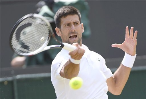
Djokovic đang thi đấu tốt ở Wimbledon
