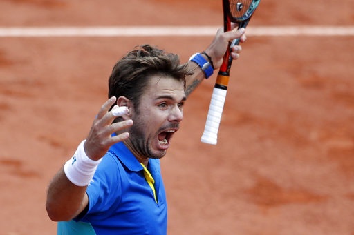 Bán kết Roland Garros: Wawrinka hạ gục Murray sau năm set - 4
Phản ứng phấn khích của Wawrinka