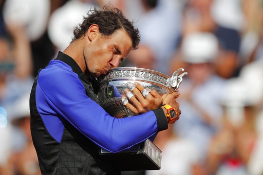 
Lần thứ 10 vô địch Roland Garros của Nadal
