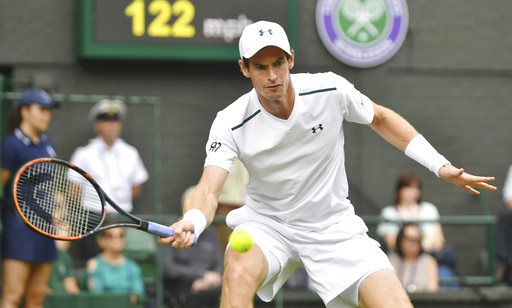 
Andy Murray chơi khá chắc chắn ở trận đầu tiên tại Wimbledon
