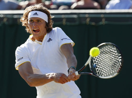 Wimbledon: Federer tiếp tục mở rộng kỉ lục mới - 2 
Alexander Zverev