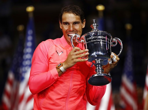 Vượt qua Anderson, Nadal lần thứ ba vô địch Mỹ mở rộng - 2
Nadal lần thứ ba vô địch Mỹ mở rộng