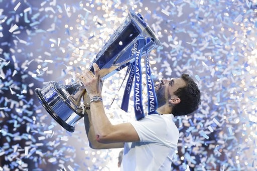 Đánh bại "hiện tượng" Goffin, Dimitrov vô địch ATP Finals - 1
Dimitrov vô địch ATP Finals