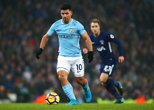 Man City sẽ vươn tới kỷ lục 17 trận thắng liên tiếp? - 2
Tiền đạo Aguero của CLB Man City