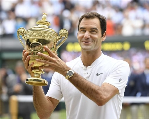 
Federer lần thứ tám vô địch Wimbledon
