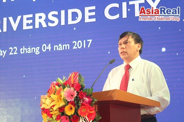KaLong Riverside City - Dự án Bất động sản với nhiều cái "nhất" ở Móng Cái - 1
Đồng chí Vũ Văn Kinh – Chủ tịch UBND Thành Phố Móng Cái phát biểu tại buổi lễ