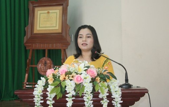 Cần Thơ: Gần 200 giáo viên mầm non tham gia hội thi dạy giỏi cấp thành phố - 1 Bà Trần Hồng Thắm - Giám đốc Sở GD&đT TP Cần Thơ phát biểu khai mạc hội thi