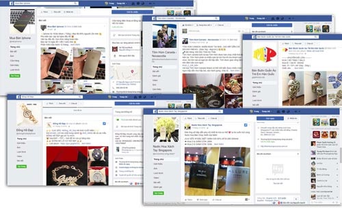 Khó thu thuế bán hàng qua Facebook - 1
Việc chào bán hàng hóa từ các tài khoản cá nhân trên các mạng xã hội ngày càng gia tăng Ảnh: Chánh trung
