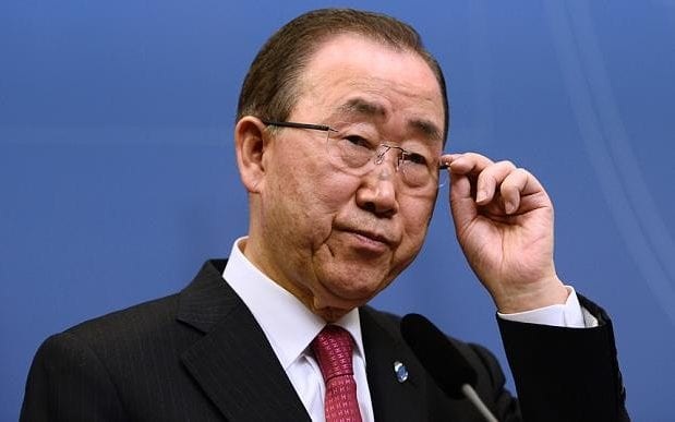 Cựu Tổng thư ký LHQ ủng hộ triển khai tên lửa THAAD tại Hàn Quốc - 1
Ông Ban Ki-moon (Ảnh: Telegraph)