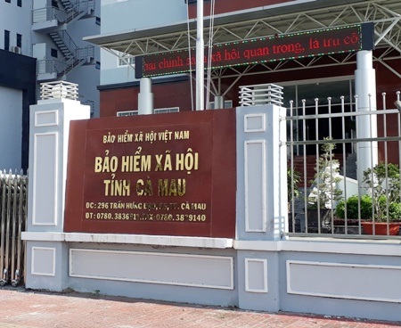 Đề nghị kỷ luật một Phó Giám đốc Bảo hiểm xã hội tỉnh Cà Mau - 1 Bảo hiểm xã hội tỉnh Cà Mau, nơi một Phó Giám đốc bị đề nghị kỷ luật.