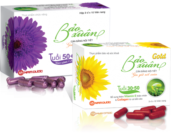 
Sản phẩm Bảo Xuân Gold và Tím cho phụ nữ 30-50 và 50+
