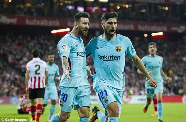 Bilbao 0-2 Barcelona: Messi chói sáng - 4
Barcelona tiếp tục dẫn đầu La Liga đầy thuyết phục