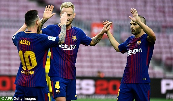 Barcelona đại thắng trong ngày sân Nou Camp không có khán giả - 4
Messi tỏa sáng với cú đúp ở hiệp 2