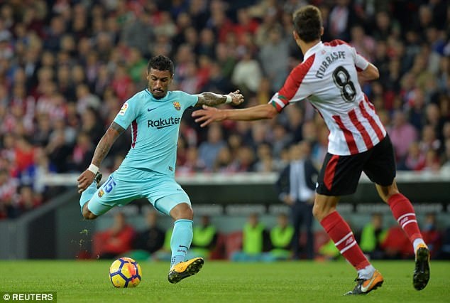Bilbao 0-2 Barcelona: Messi chói sáng - 3
Paulinho ấn định thắng lợi 2-0 ở cuối trận