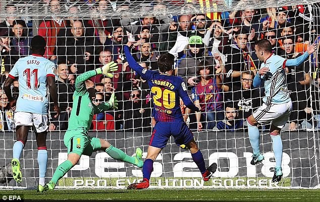 Messi và Suarez ghi bàn, Barcelona vẫn bị cầm chân - 1
Celta Vigo bất ngờ là đội có được bàn thắng mở tỷ số
