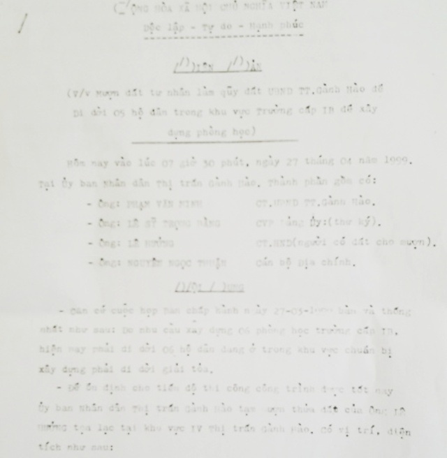 Thanh tra vào cuộc vụ "chính quyền mượn đất của dân, 17 năm sau tuyên bố không trả"! - 1 Thanh tra vào cuộc vụ "chính quyền mượn đất của dân, 17 năm sau tuyên bố không trả"! - 1