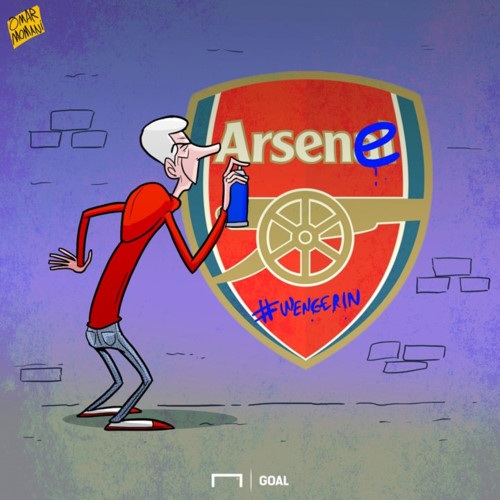 Biếm họa: Châu Âu quỳ gối trước Real Madrid, Wenger “mọc rễ” ở Arsenal - 10 HLV Wenger đã biến Arsenal trở thành mảnh đất của riêng mình