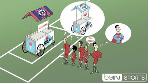 Góc biếm họa: Kẻ dập tắt giấc mơ của Messi và C.Ronaldo - 3 Đường vào khung thành của Claudio Bravo không dễ như C.Ronaldo và các đồng đội vẫn nghĩ