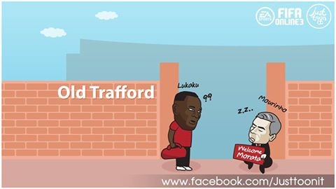 Góc biếm họa: C.Ronaldo vượt Messi bằng được - 3 Trong khi Mourinho mỏi mòn chờ đợi Morata, Lukaku đã tới với ông như một món quà