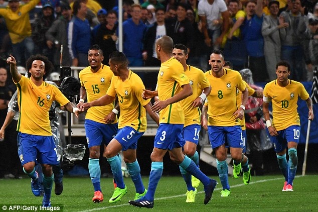 Brazil chính thức giành vé dự World Cup 2018 - 1 Brazil là đội đầu tiên giành vé tới World Cup 2018