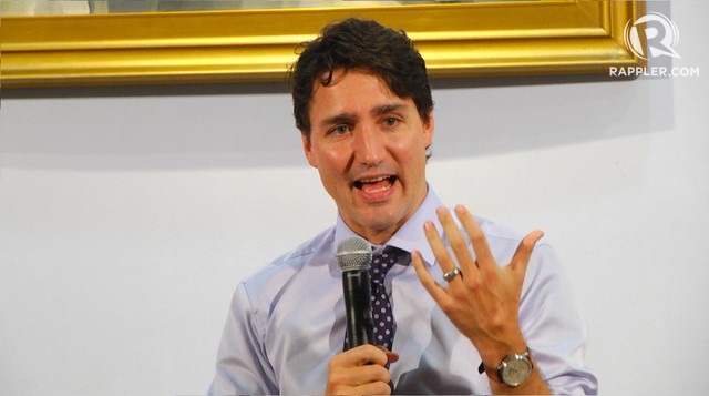 Thủ tướng Canada trở thành "người dẫn chương trình" ở Philippines - 1 Thủ tướng Canada Justin Trudeau (Ảnh: Rappler)