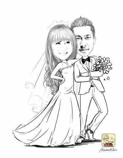 Vì sao Cát Phượng - Kiều Minh Tuấn không bao giờ tổ chức đám cưới? - 2 Ảnh cưới do các fan làm tặng khiến Cát Phượng thích thú. Ảnh: NVCC.